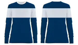 Custom athletic stripe adult youth unisex long sleeve shirt - Shirt-long-sleeve