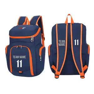Orange & navy blue  backpacks - Backpacks