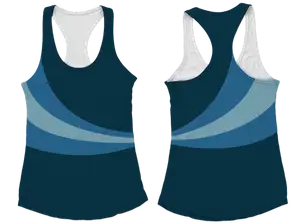 Custom new track racerback sleeveless shirts-style 1 - Shirt-sleeveless