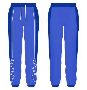 Custom bottom side stars adult youth unisex sweatpants - Sweatpant