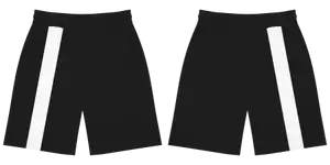 Custom mega stripe adult youth unisex shorts - Short