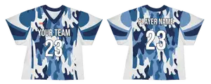 Custom beautiful camo adult youth unisex lacrosse jerseys - reversible uniform - Jersey