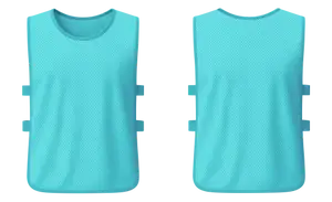 Training vest adult youth unisex lake blue - Training-vests