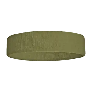 Custom adult youth unisex solid olive green headband - Head-band
