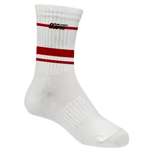 Custom lacrosse socks adult youth unisex red stripe rush - Socks