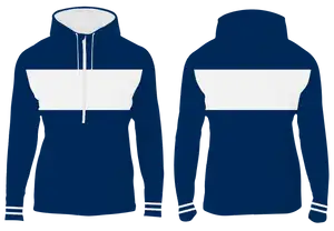 Custom half-zip center stripe adult youth unisex hoodie - Hoodie