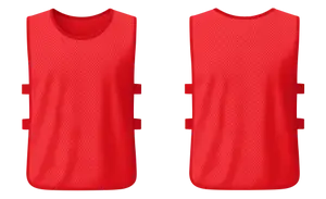 Training vest adult youth unisex red - Training-vests