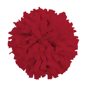 Custom cheerleading pom poms vermilion - Pom-poms
