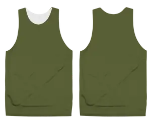 Custom pinnies adult youth unisex olive green - Pinnies