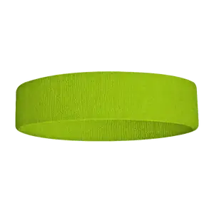 Custom adult youth unisex solid yellowish green headband - Head-band