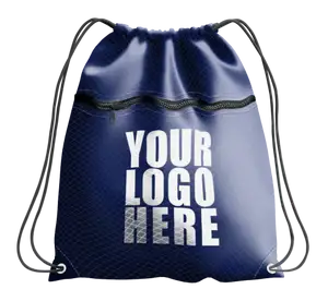 Drawstring bag blush ocean depths - Drawstring-bag