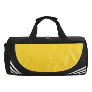 Black, yellow, & white duffle bag - Duffle-bags