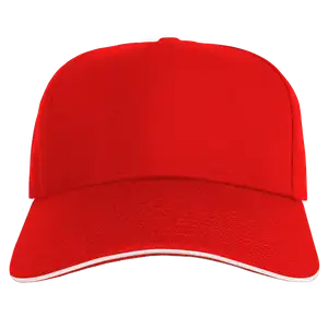 Custom adult youth unisex red cap - Caps