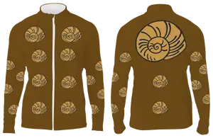 Custom round shape animal long sleeve adult youth unisex full zip jacket - Shirt-long-sleeve