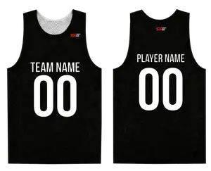 Custom black adult youth unisex pinnies - Pinnies
