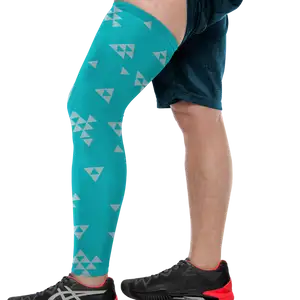 Custom floating triangles adult youth unisex full leg sleeve - Leg-sleeve