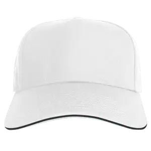 Custom adult youth unisex white cap - Caps
