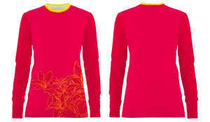 Custom bottom design adult youth unisex long sleeve shirt-shooting shirts - Shirt-long-sleeve