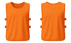 Training vest adult youth unisex orange - Training-vests