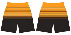 Custom horizontal lines adult youth unisex shorts - Short