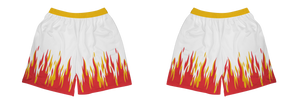 Custom fire flames adult youth unisex lacrosse jerseys - reversible uniform - Jersey