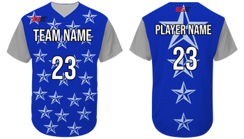 1078  Predator Full Dye Sublimation Men's Custom Softball Jerseys :: Black  Sublimated Softball Jerseys