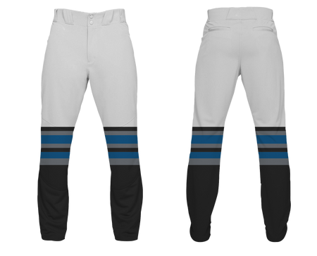 Custom lower horizontal lines adult youth unisex baseball jersey - Jersey