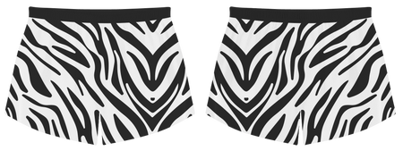 Custom zebra animals adult youth volleyball jersey - Jersey