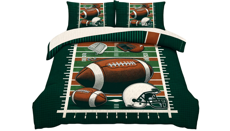 football theme bedding