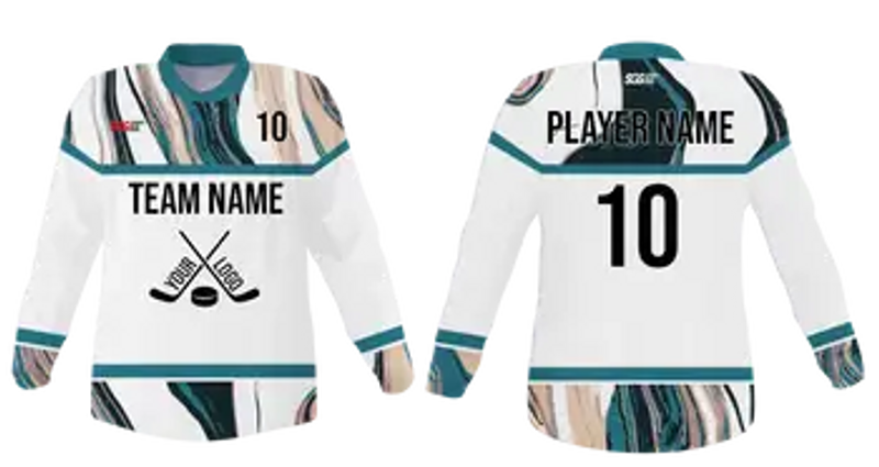 a custom hockey jersey template