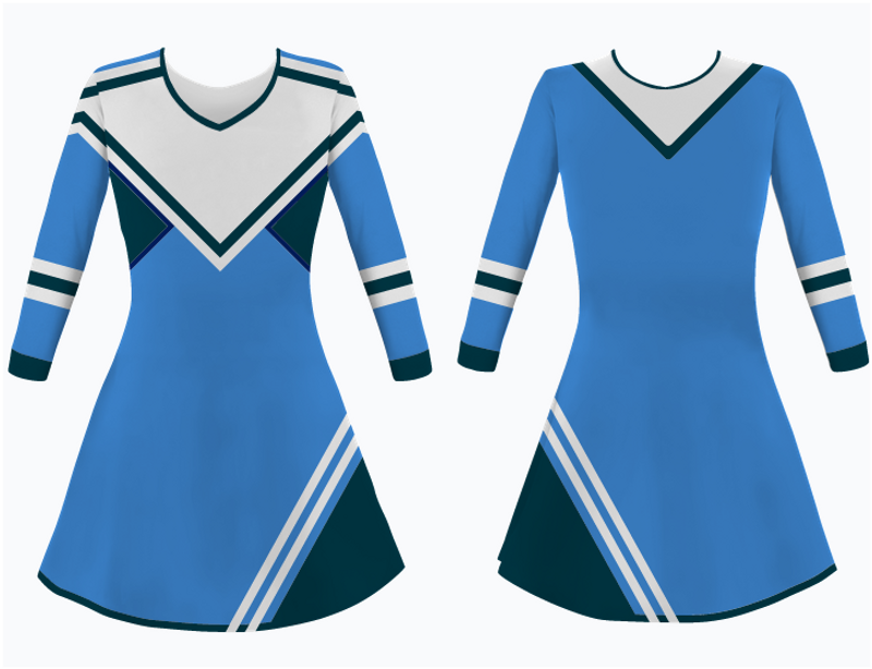 custom cheer uniform template