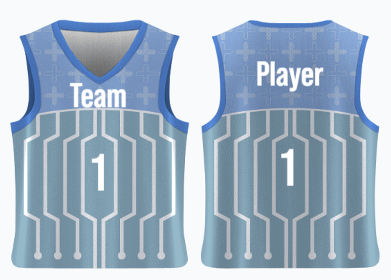 futuristic jersey template