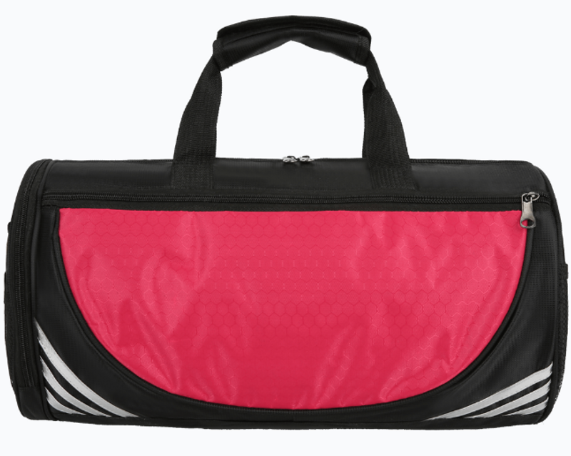 A custom soccer duffle bag template