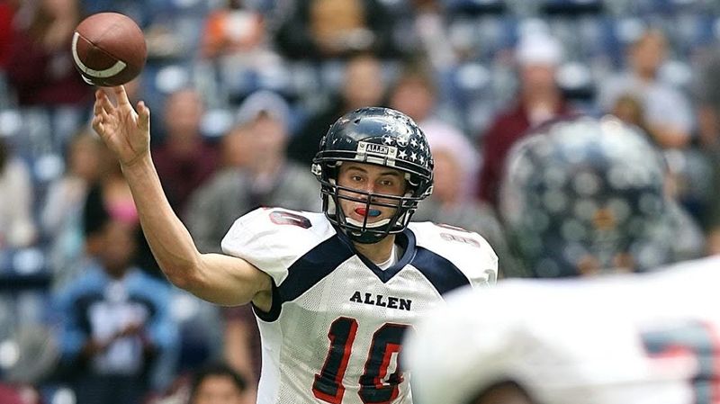 football player wearing a mouthguard