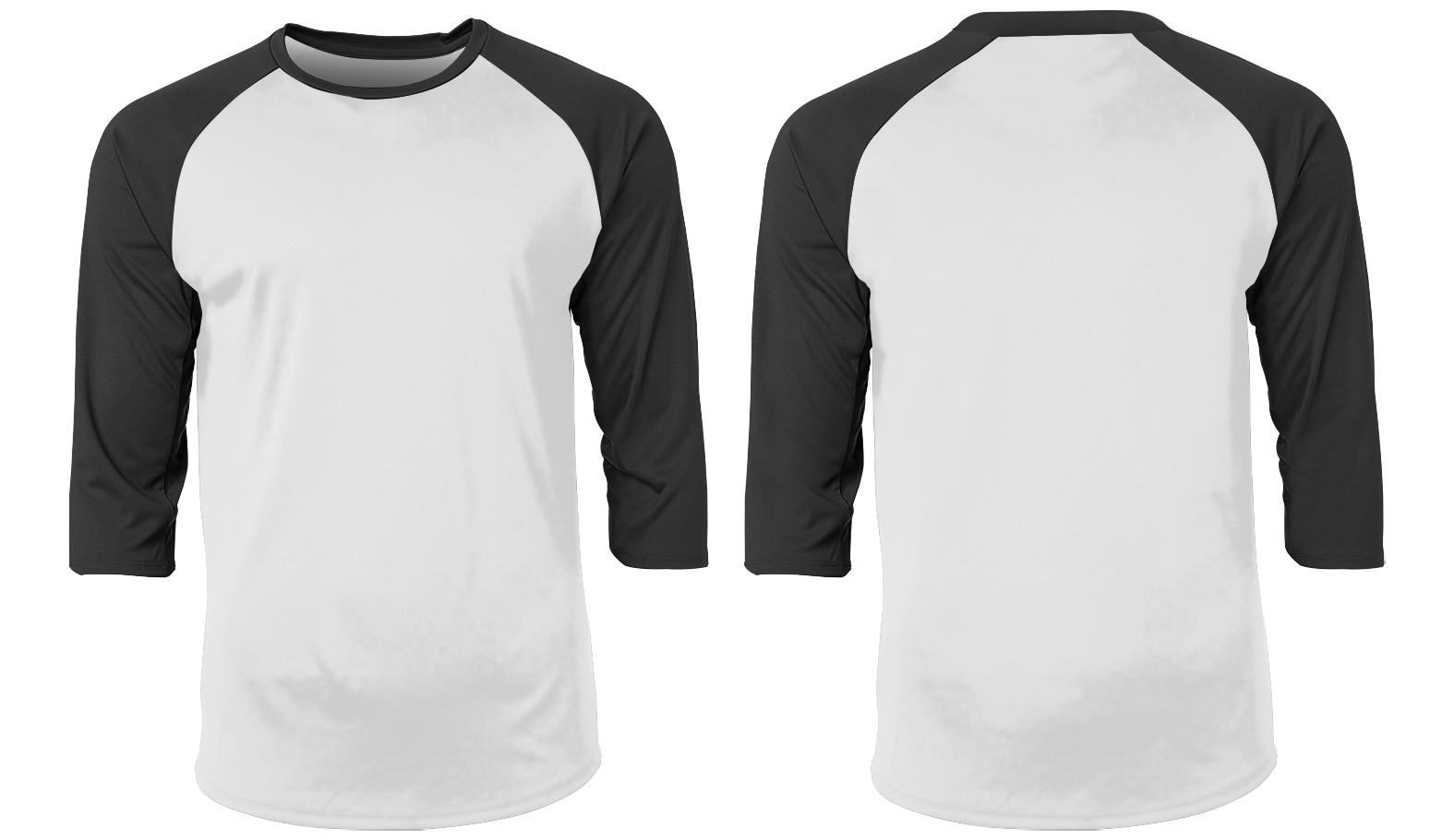Custom Raglan 3/4 Sleeve Adult Youth Unisex Shirt