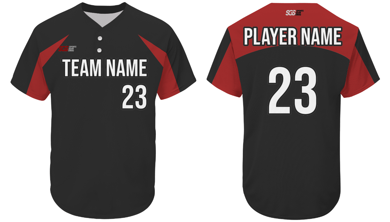 Custom Softball Jersey Design V-Neck Short-sleeved Team Uniforms Adult Kid Streetwear High Stretch