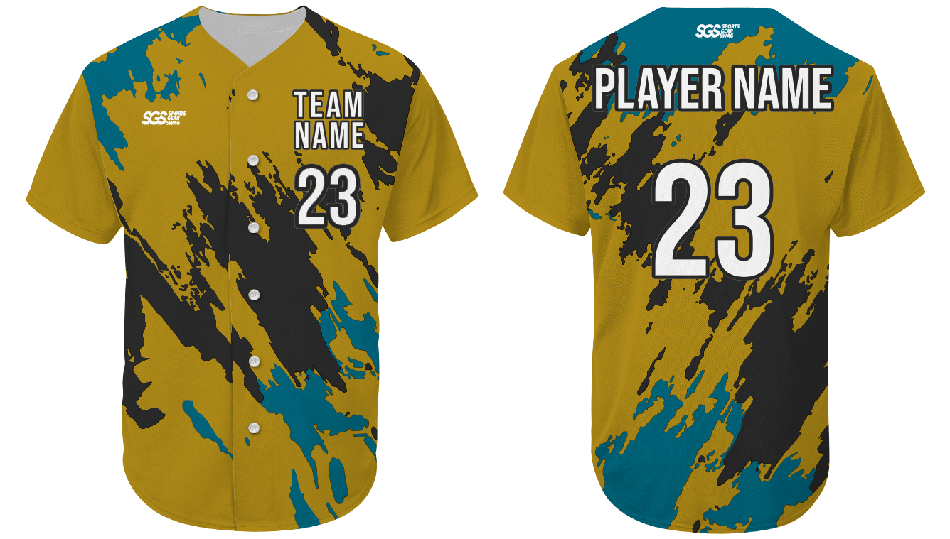 Custom Silhouette Abstract Adult Youth Unisex Baseball Jersey
