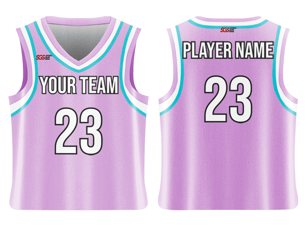 Custom Classic Two Tone Solids Adult Youth Unisex Basketball Jersey - Reversible Uniform