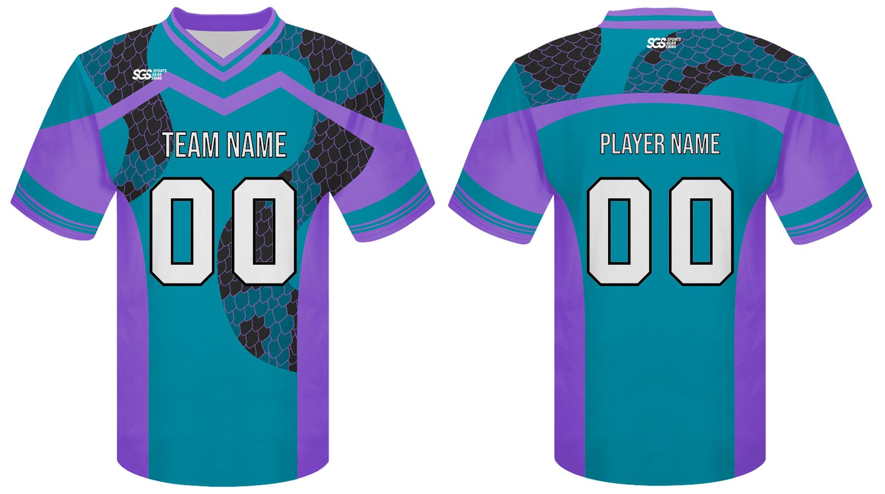 Custom Made Men's V-Neck Sports Jersey - RAGE® Custom