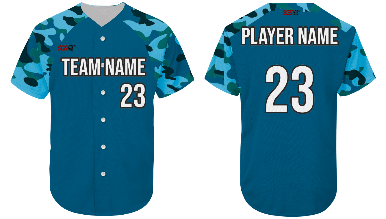 Custom Classic Sleeve Camo Adult Youth Unisex Baseball Jersey